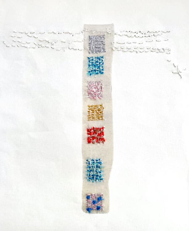 Kathleen O'Hara - 'Sampler Strip with Wings'