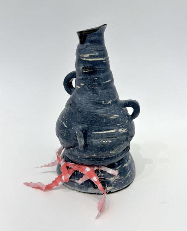 Kathleen O'Hara - 'Memory Urn: with Clooties (blue)'