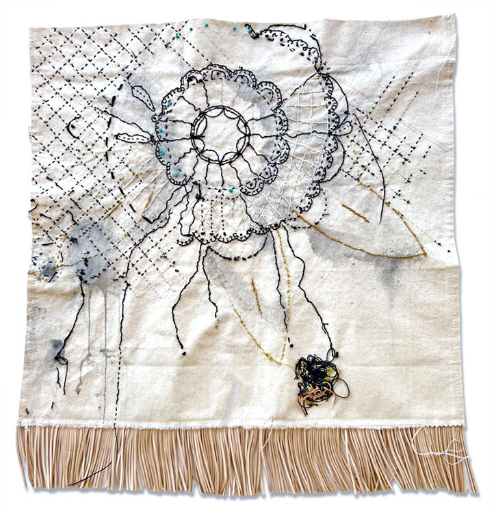 Kathleen O'Hara - 'Mourning Flag with Fringe'